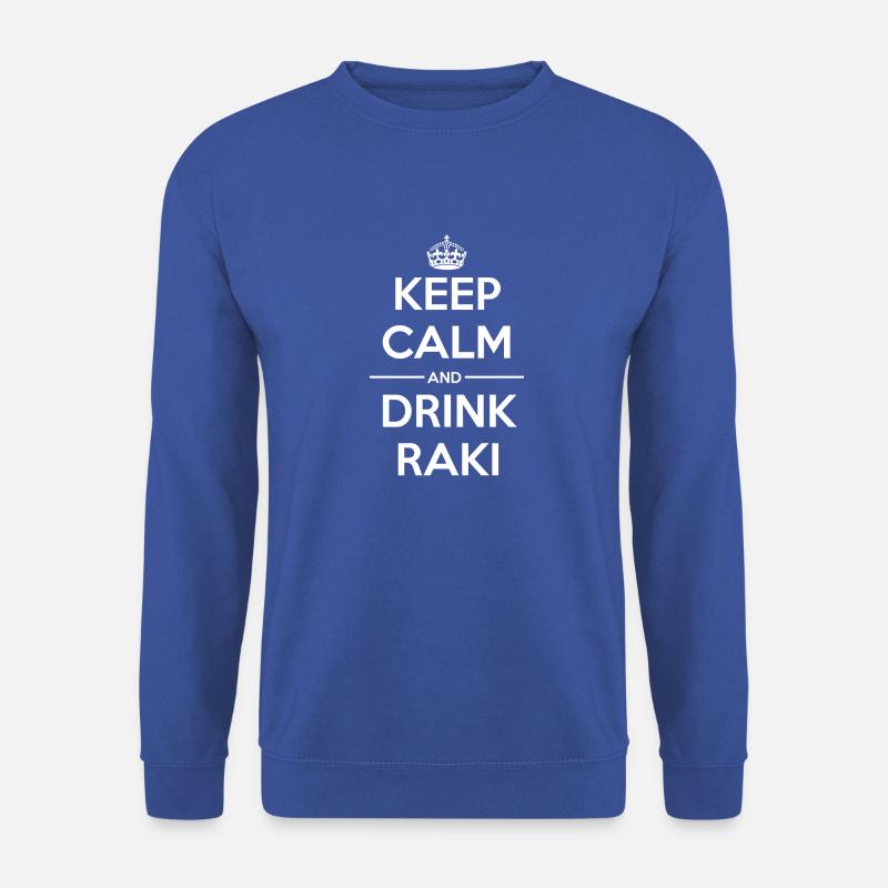 Drinks Keep calm Raki - Unisex Sweatshirt - royal blue