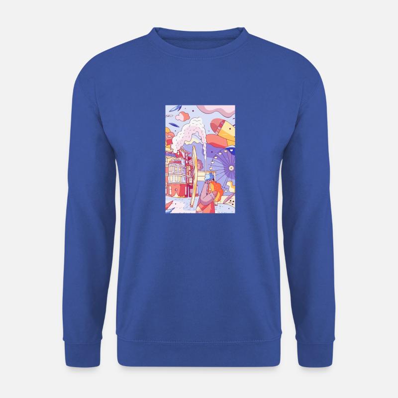 Love in the City 2 - Unisex Pullover - Royalblau