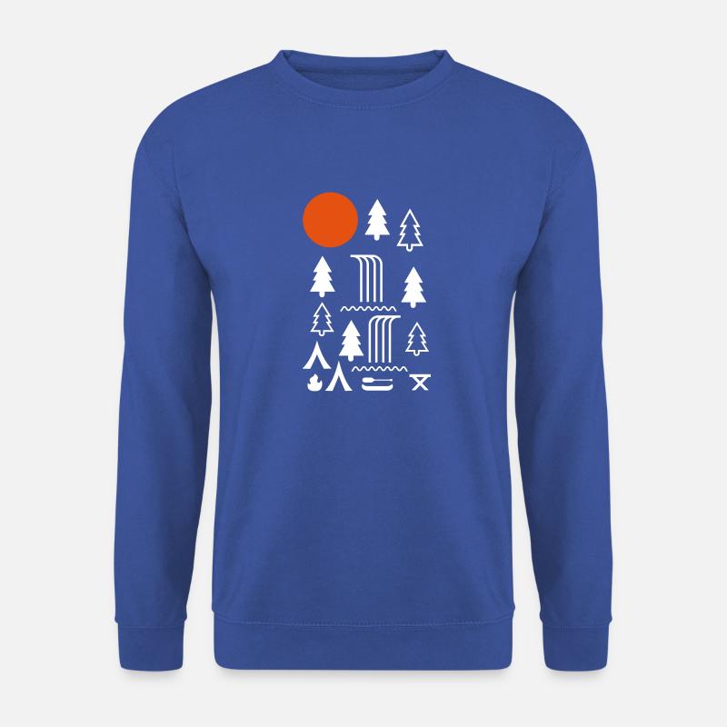 Camping - Unisex Pullover - Royalblau
