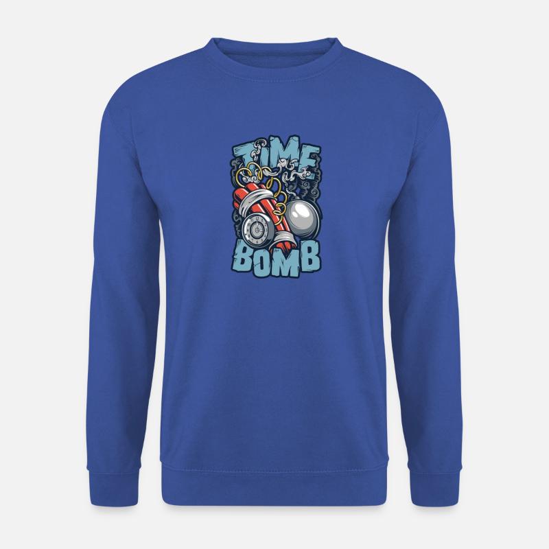 Time Bomb Comic - Unisex Pullover - Royalblau