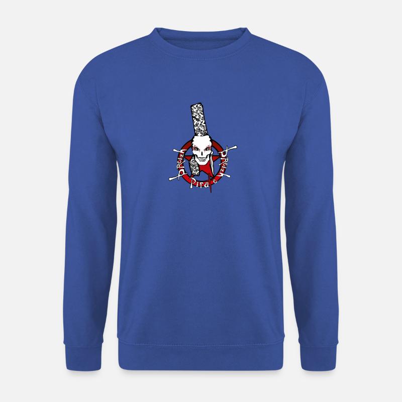 Leiter der Todeskran Breizh Pirat für Mädchen - Unisex Pullover - Royalblau