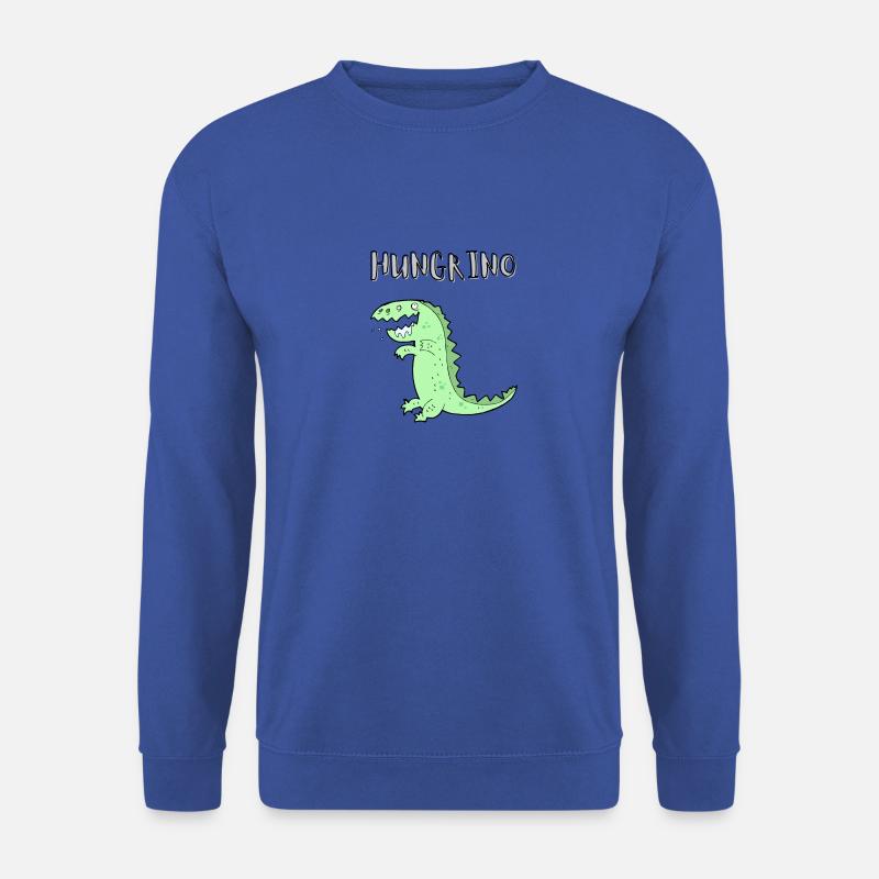 HUNGRINO der hungrige Dino - Unisex Pullover - Royalblau