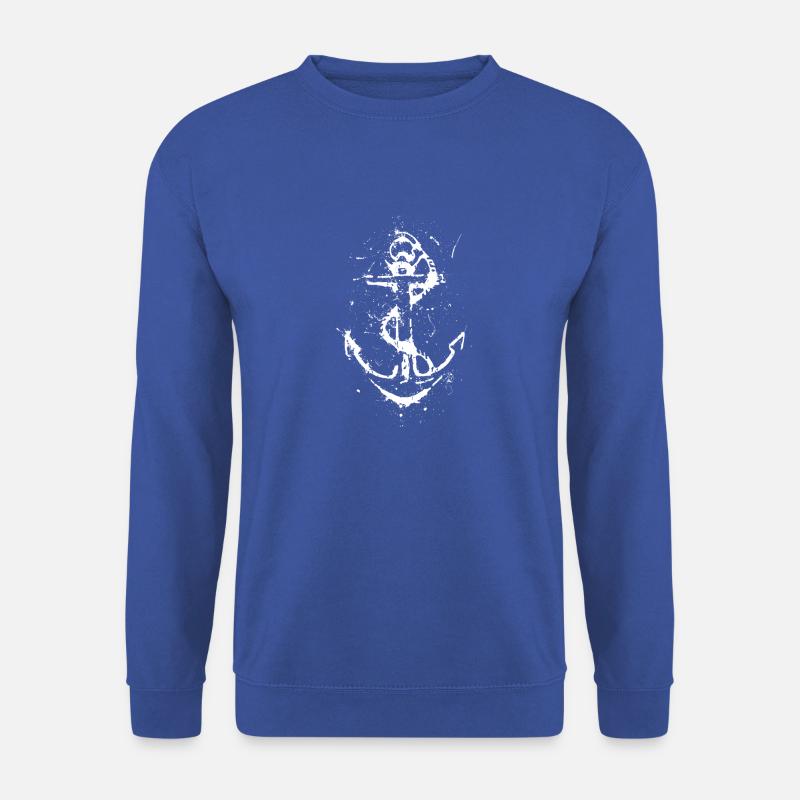 Anker - Unisex Pullover - Royalblau