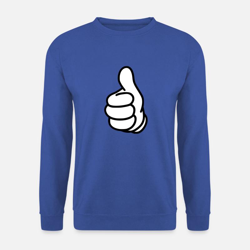 Daumen - Unisex Pullover - Royalblau