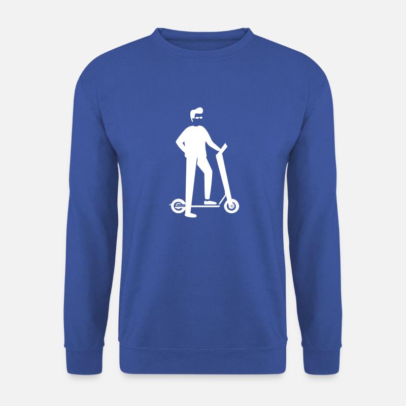 E-Scooter E-Roller Scooter - Unisex Sweatshirt - royal blue