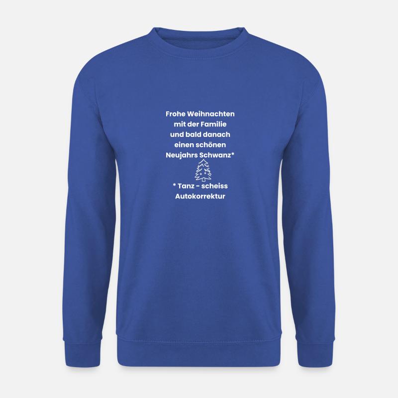Sch….Autokorrektur - Unisex Pullover - Royalblau