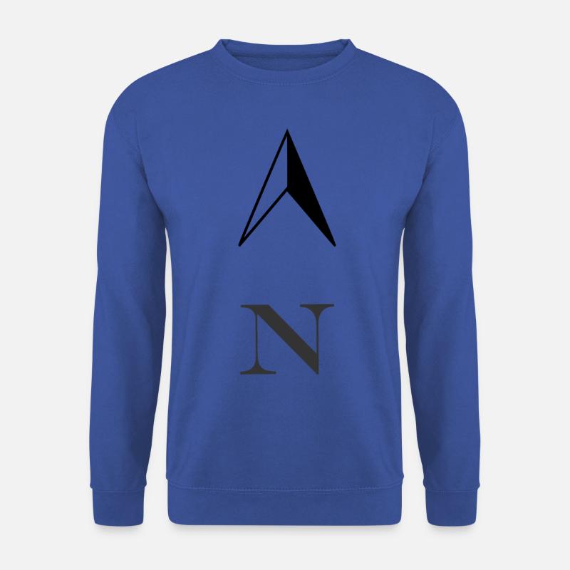 Nord Symbol Kompass schwarz - Unisex Pullover - Royalblau