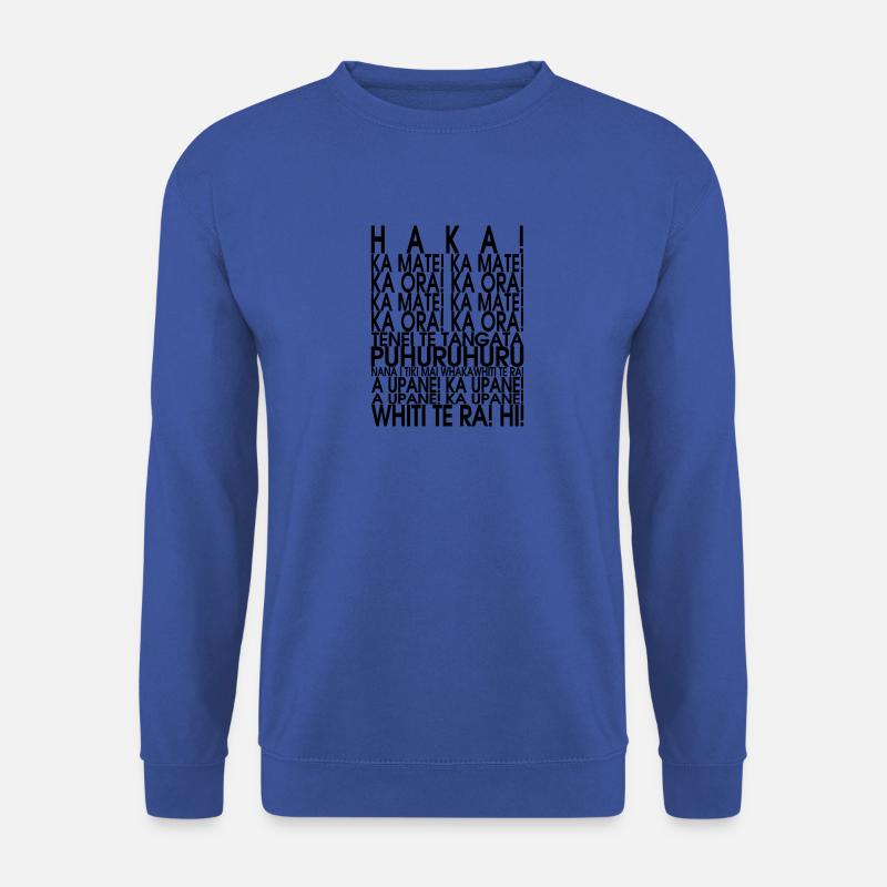 Haka - Unisex Pullover - Royalblau