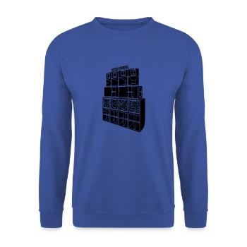 sound system - Unisex Sweatshirt - royal blue - Front - Alina (178cm) & Michal (187cm)