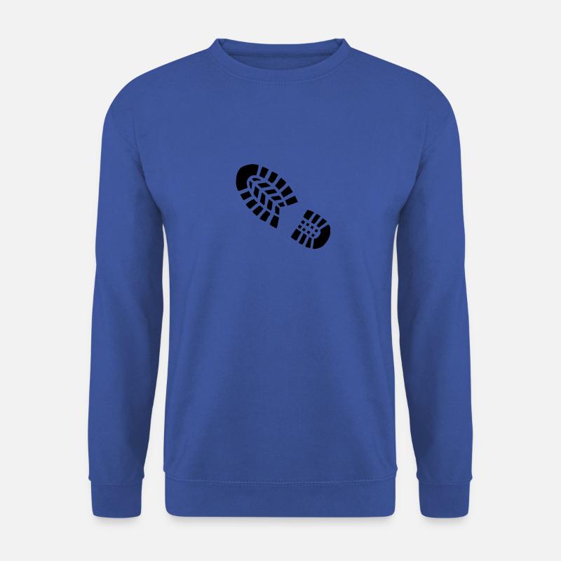 Fußabdruck - Unisex Pullover - Royalblau
