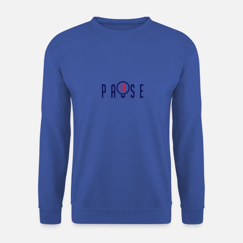 Logo legt Pause 802 - Unisex Pullover - Royalblau