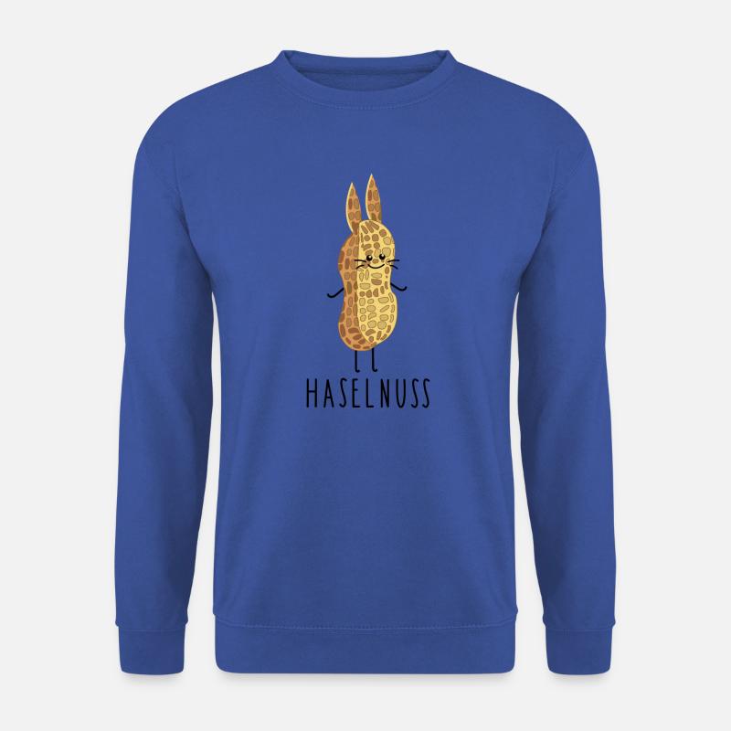 Erdnuss und Haselnuss - Unisex Pullover - Royalblau