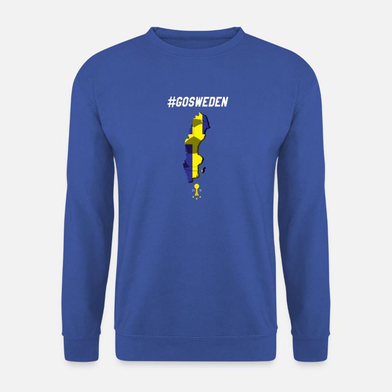 Fanshirt, Fußball,Schweden - Unisex Pullover - Royalblau