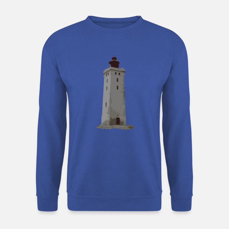 Dänischer Leuchtturm (Rubjerg Knude Fyr) - Unisex Pullover - Royalblau