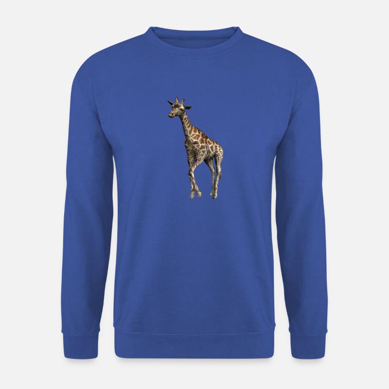 Giraffe - Unisex Pullover - Royalblau