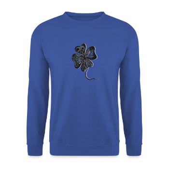 Klever black - Unisex Sweatshirt - royal blue - Front - Alina (178cm) & Michal (187cm)
