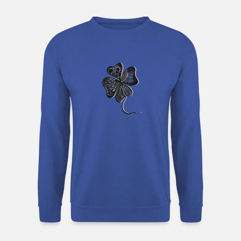 Klever black - Unisex Pullover - Royalblau