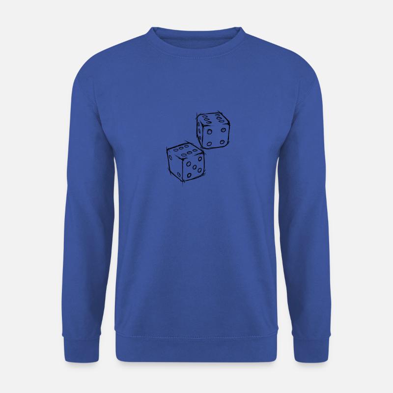 Cube "white" - Unisex Sweatshirt - royal blue