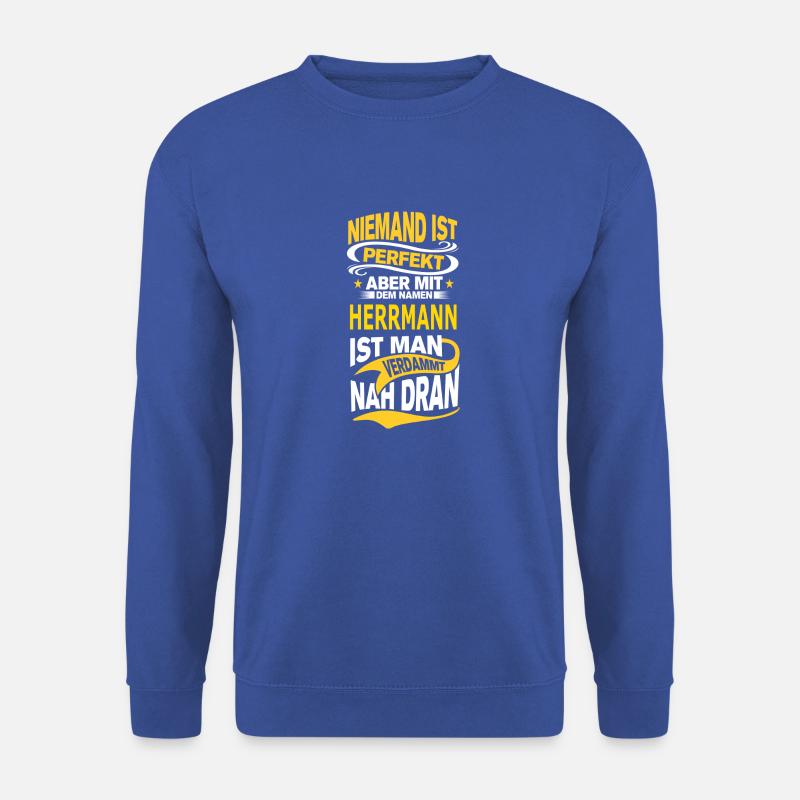 HERRMANN - Unisex Pullover - Royalblau