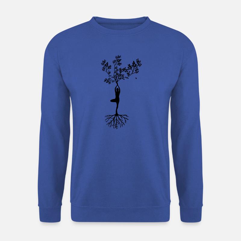 Silhouette Natur und Mensch - Unisex Pullover - Royalblau