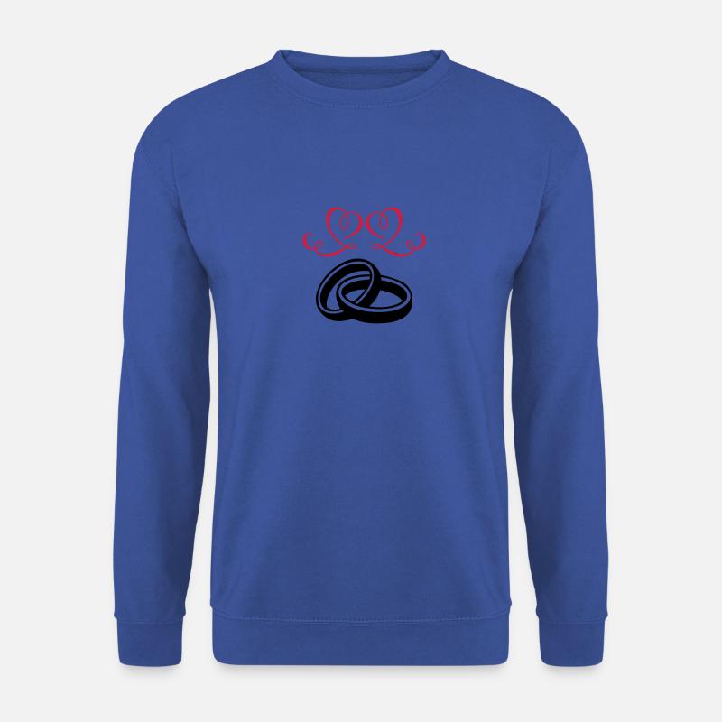 eheringe herzen 002 - Unisex Pullover - Royalblau