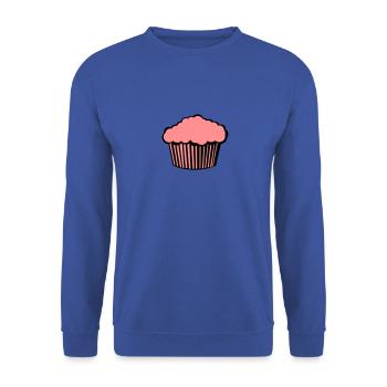 gateau cup cake 25 - Sweat-shirt Unisexe - bleu royal - Devant - Alina (178cm) & Michal (187cm)