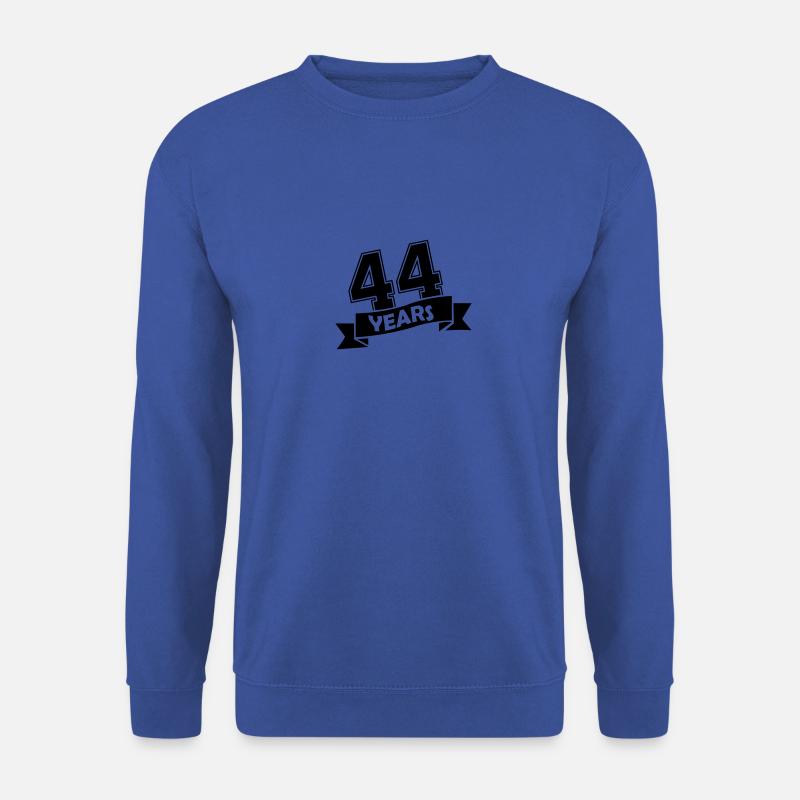 44 years - Unisex Pullover - Royalblau