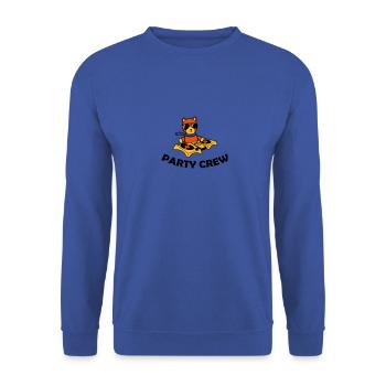 équipe de fête - Sweat-shirt Unisexe - bleu royal - Devant - Alina (178cm) & Michal (187cm)