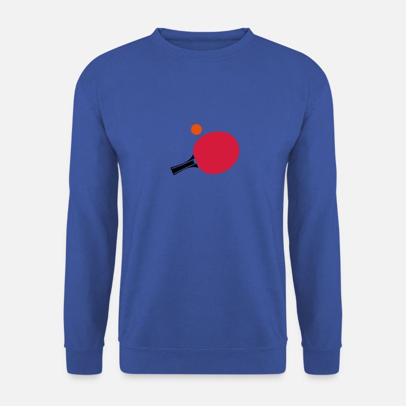 tennistable racket pingpong ball racket2 - Unisex Sweatshirt - royal blue