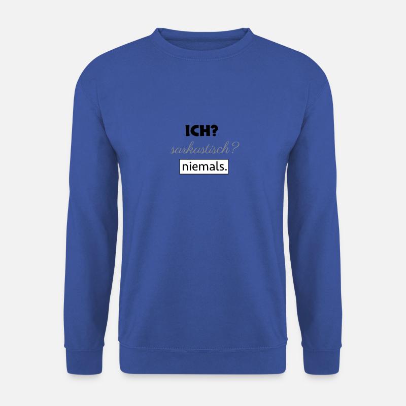 sarkasmus - Unisex Pullover - Royalblau