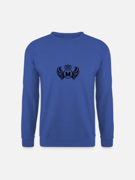 M wappen - Unisex Pullover - Royalblau