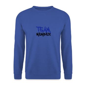 membre de l'équipe 02 - Sweat-shirt Unisexe - bleu royal - Devant - Alina (178cm) & Michal (187cm)