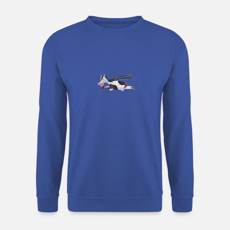 Super Kuh - Unisex Pullover - Royalblau