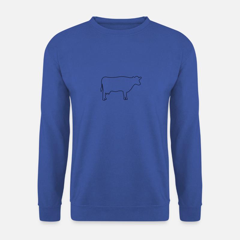 cow - Unisex Pullover - Royalblau