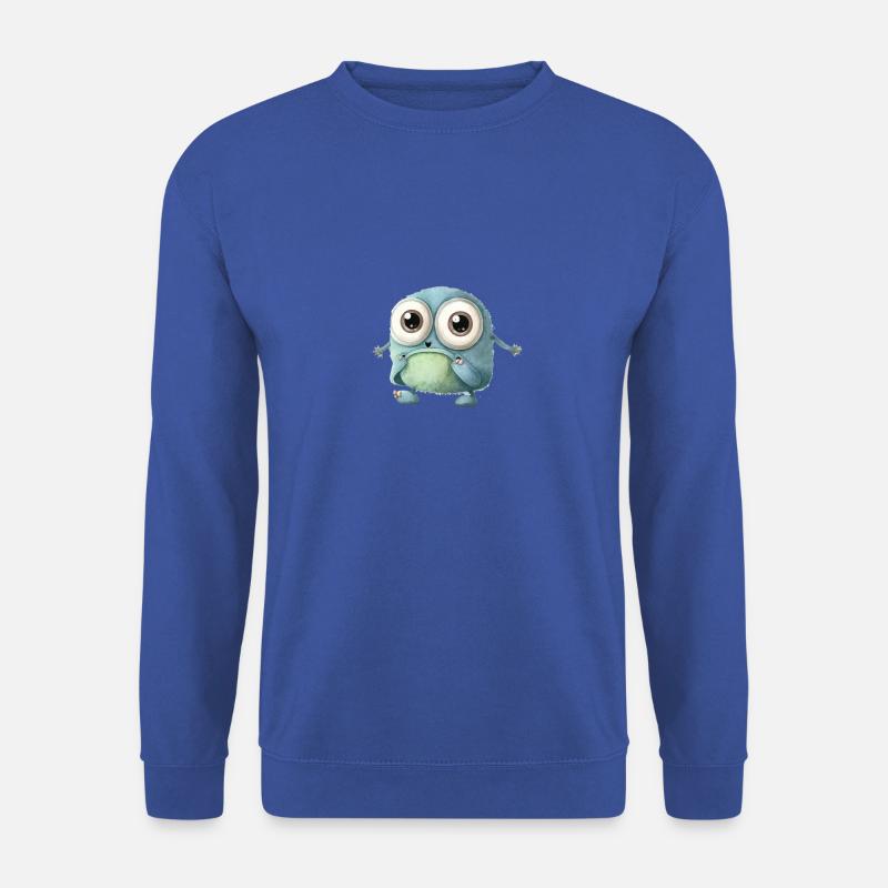 Niedliches Monster Zeichnung - Unisex Pullover - Royalblau