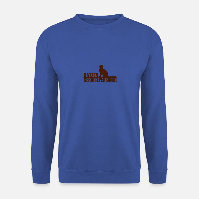 Katzen Servicepersonal - Unisex Pullover - Royalblau
