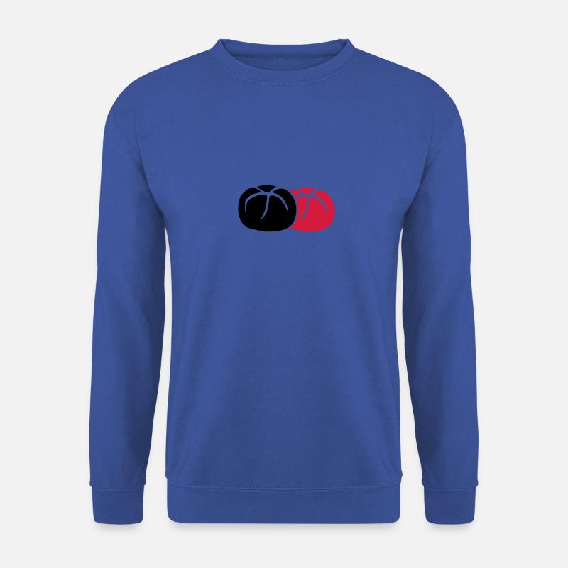 2 Broetchen 3farbig - Unisex Pullover - Royalblau