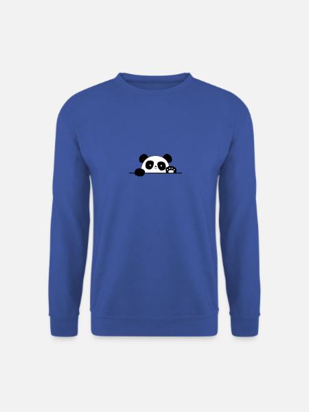 panda 002 - Unisex Pullover - Royalblau
