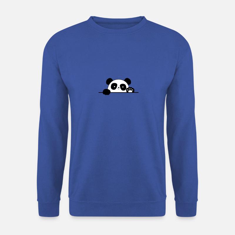 panda 002 - Unisex Pullover - Royalblau