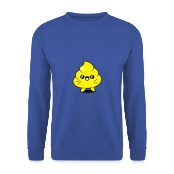 Kack - Unisex Pullover - Royalblau - Vorne - Alina (178cm) & Michal (187cm)