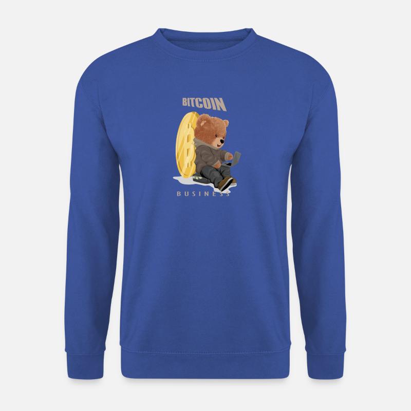 bitcoin-cryptocurrency-Börse-Investition - Unisex Pullover - Royalblau