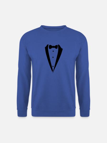 bow tie costume - Unisex Sweatshirt - royal blue