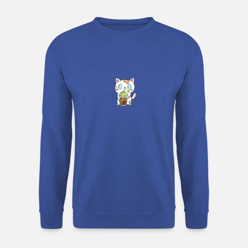 Kawaii Katze - Unisex Pullover - Royalblau