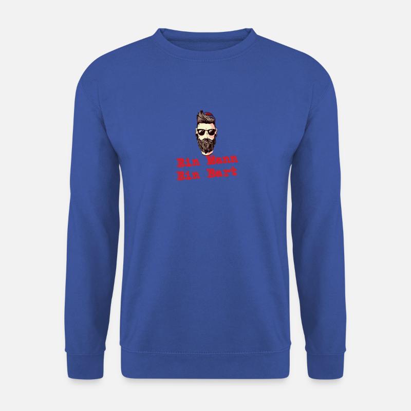 Ein Mann Ein Bart.! - Unisex Pullover - Royalblau