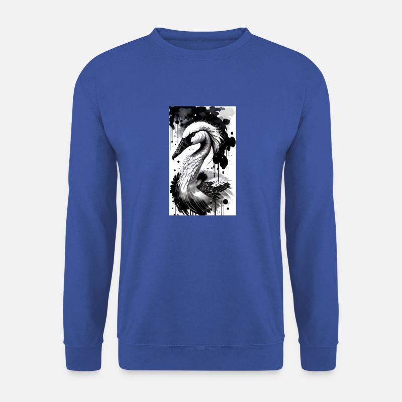 Eleganter Schwanensee - Unisex Pullover - Royalblau