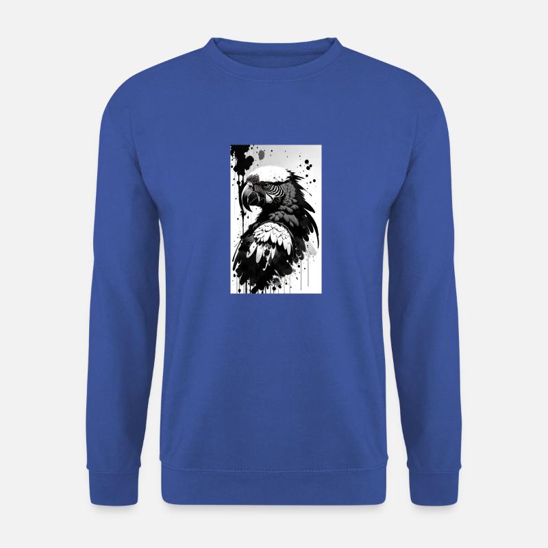 Bunte Papagei-Pracht - Unisex Pullover - Royalblau