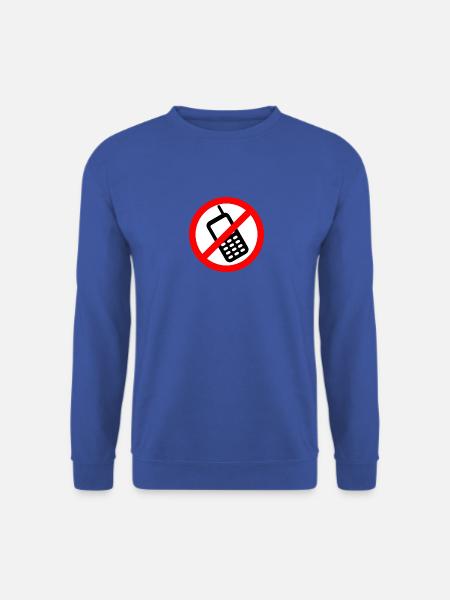 Handyverbot Mobiltelefon ausschalten - Unisex Pullover - Royalblau