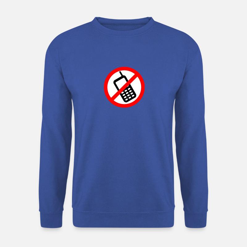 Handyverbot Mobiltelefon ausschalten - Unisex Pullover - Royalblau