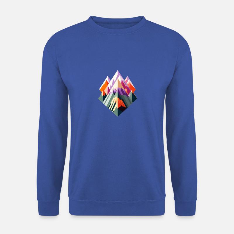 Vector Mountains 02 - Unisex Sweatshirt - royal blue