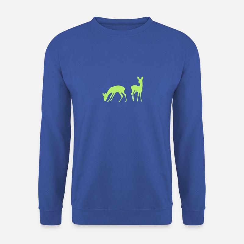 Rehe - Unisex Pullover - Royalblau